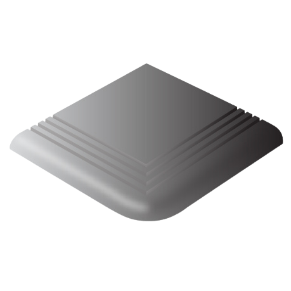 100 x 100mm Step Tread with 2 Round Edges