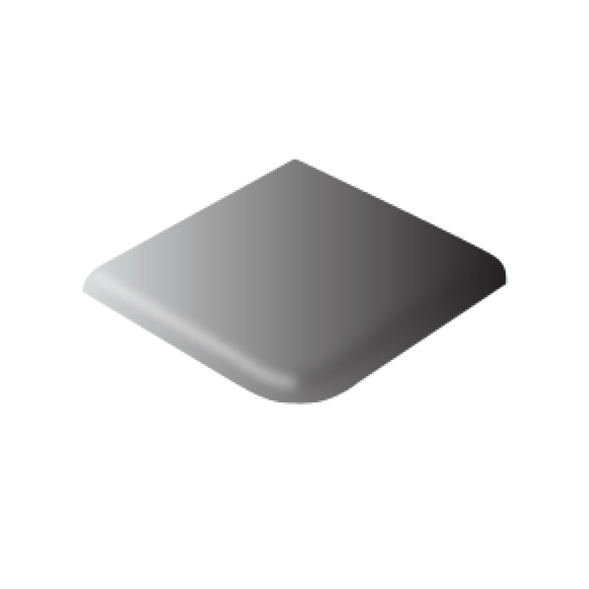 100 x 100mm with 2 Round Edges