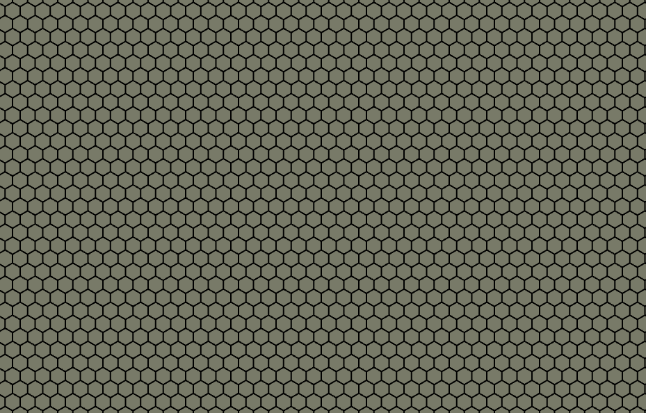 Continuous 25 Hexagons