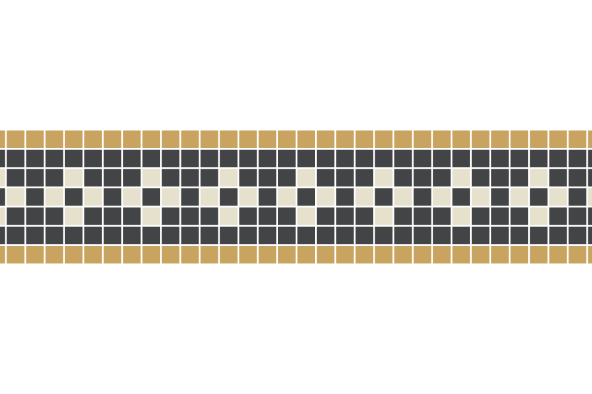 Chequer Band Border