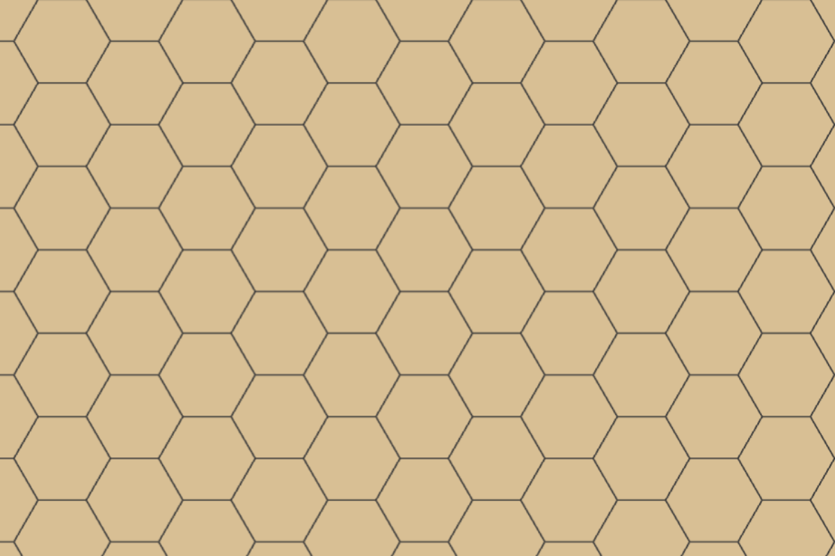Continuous 150 Hexagons