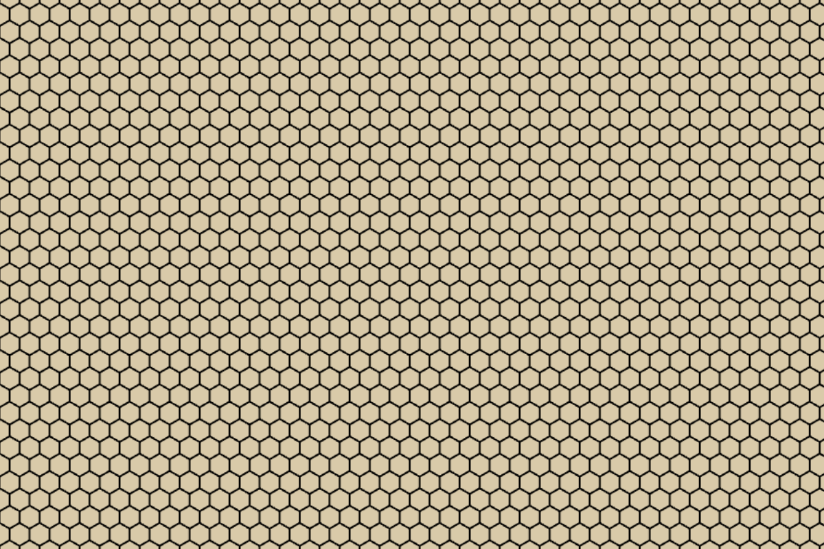 Continuous 25 Hexagons