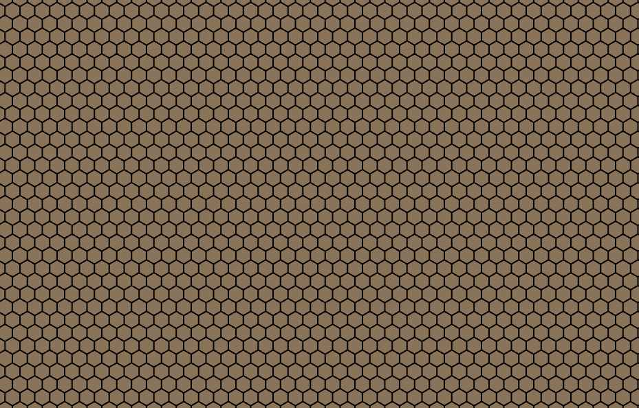 Continuous 25 Hexagons