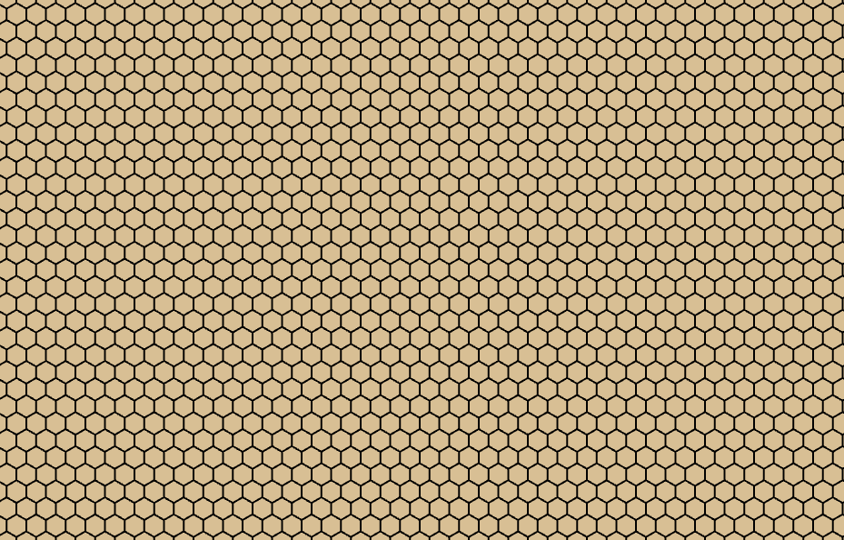 Continuous 25 Hexagons