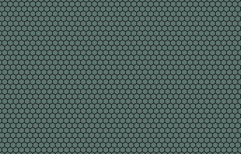 Continuous 25 Hexagons