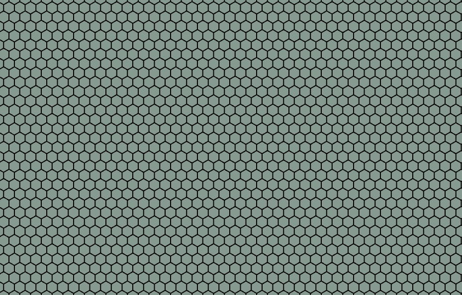 Continuous 25 Hexagons