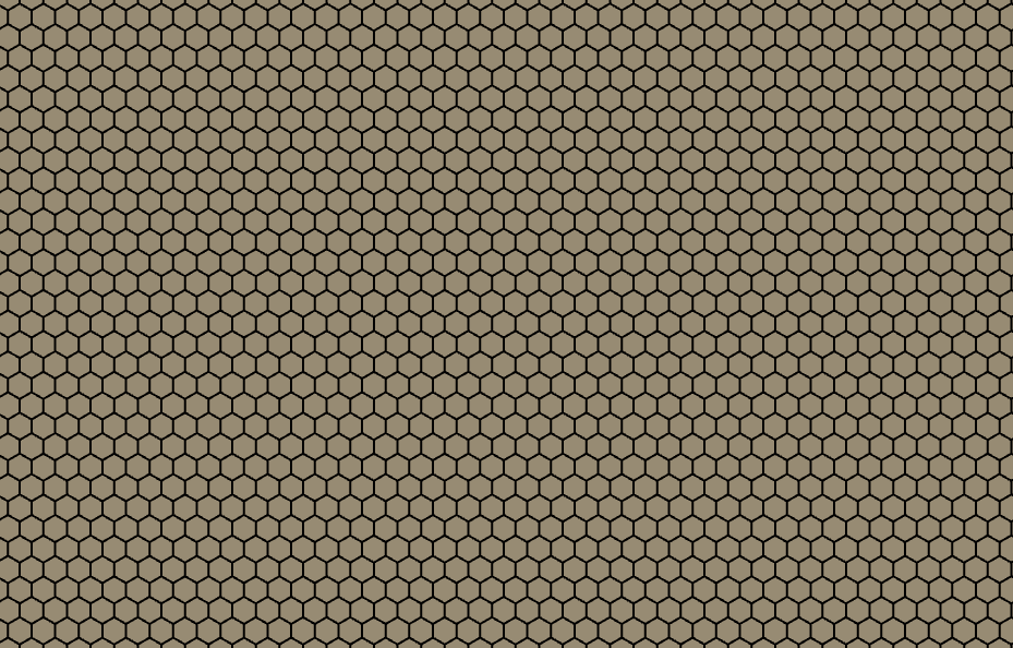 Continuous 25 Hexagons