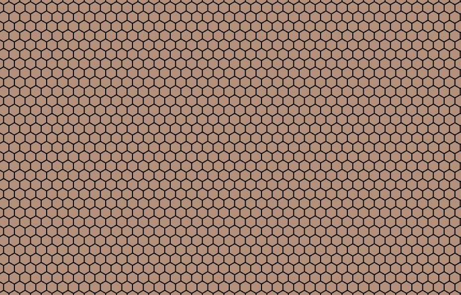 Continuous 25 Hexagons