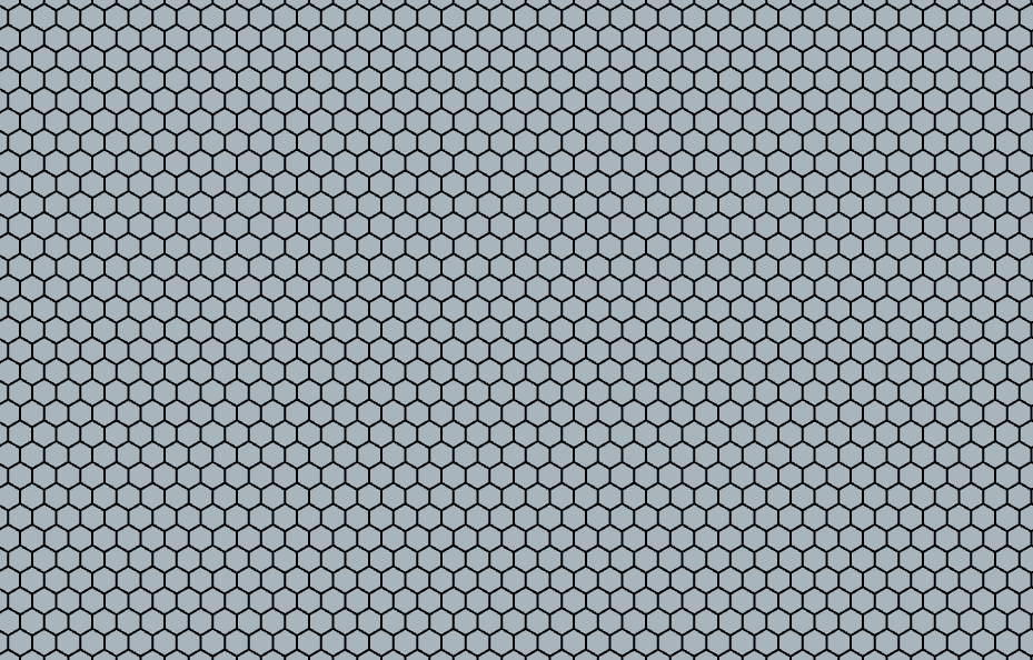 Continuous 25 Hexagons