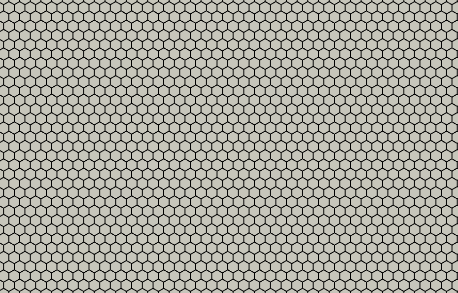Continuous 25 Hexagons