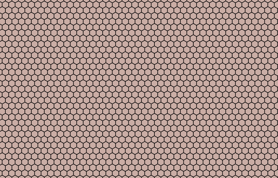 Continuous 25 Hexagons