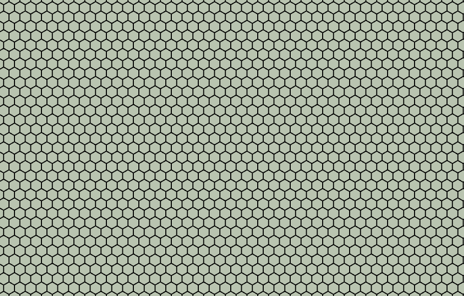 Continuous 25 Hexagons