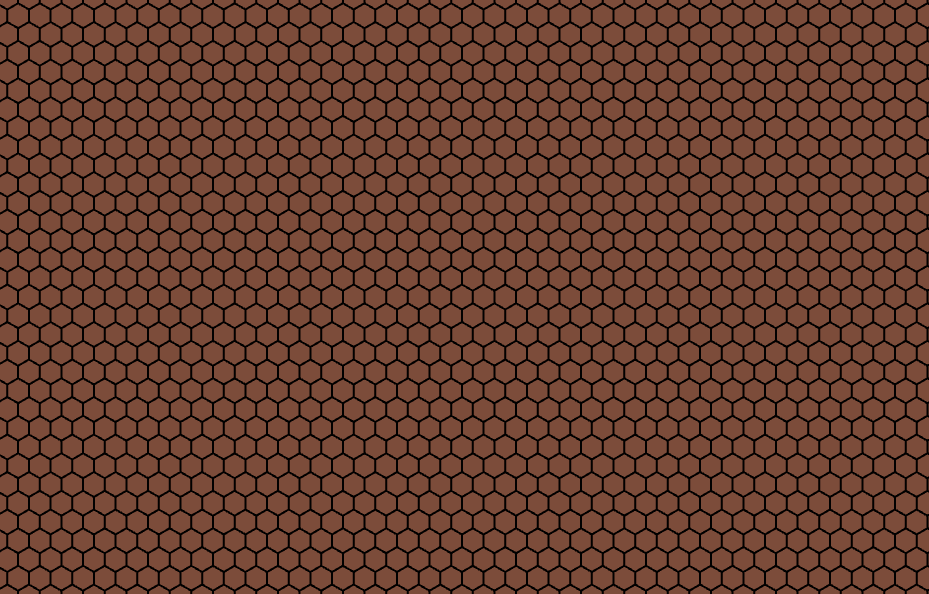 Continuous 25 Hexagons