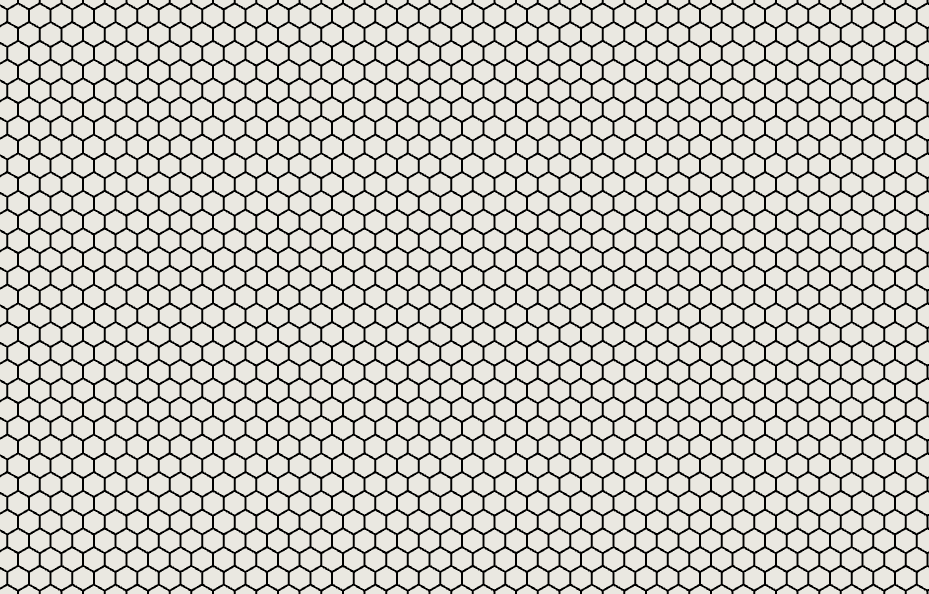 Continuous 25 Hexagons